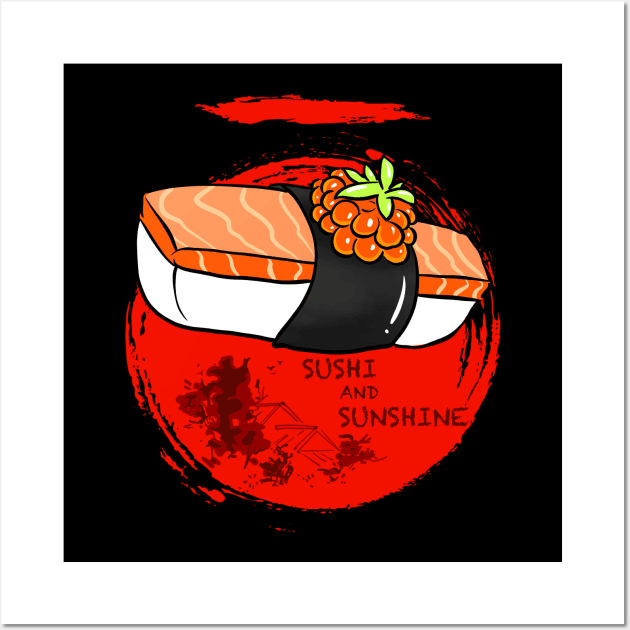 Sushi and sunshine Wall Art by Arnond